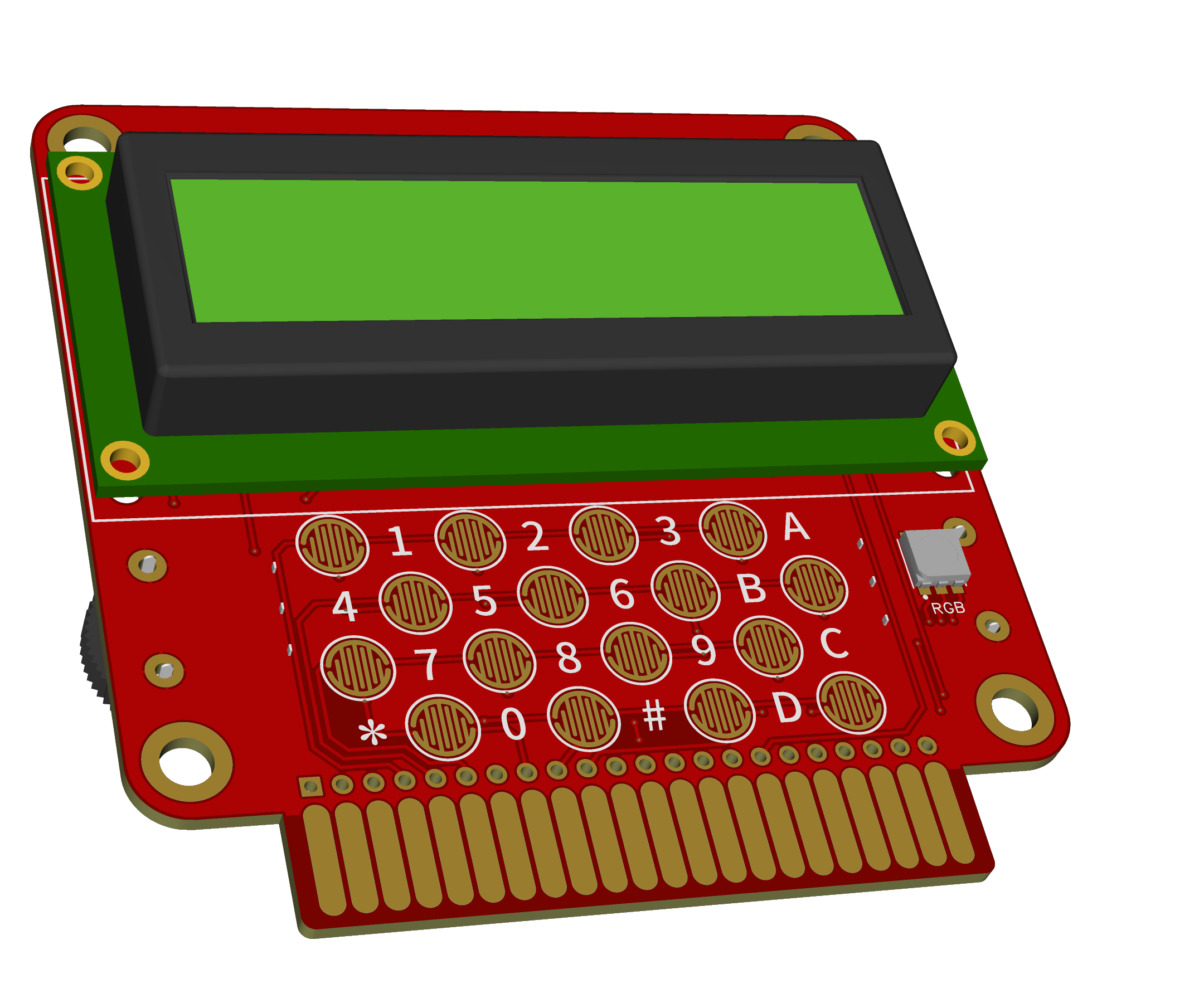 SH1007_LCD1602密码箱主题扩展卡