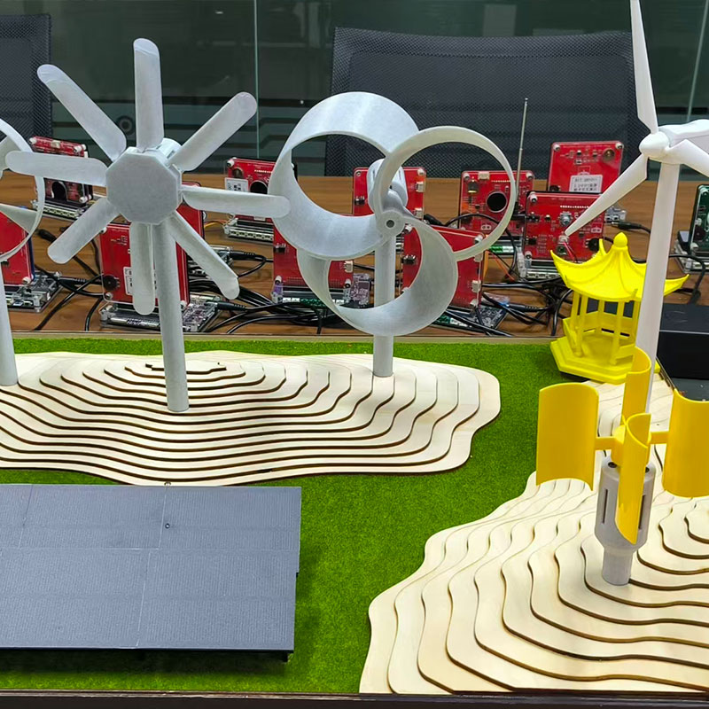 【碳中和】风光互补生态发电装置沙盘